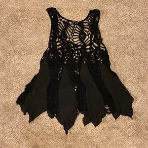 UMGEE knit BLACK tank top blouse - WOMENS size M/L